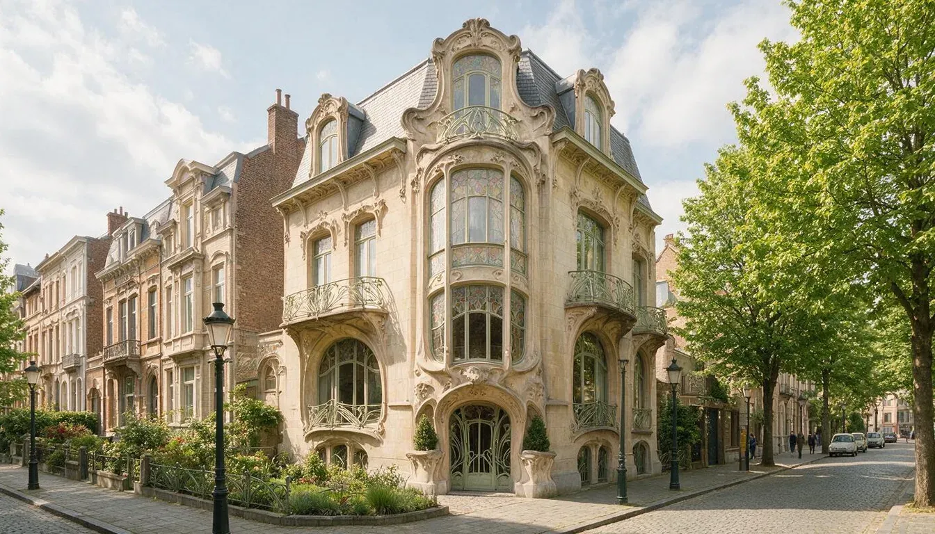 Victor Horta Art Nouveau townhouse, Brussels - filming location in Belgium
