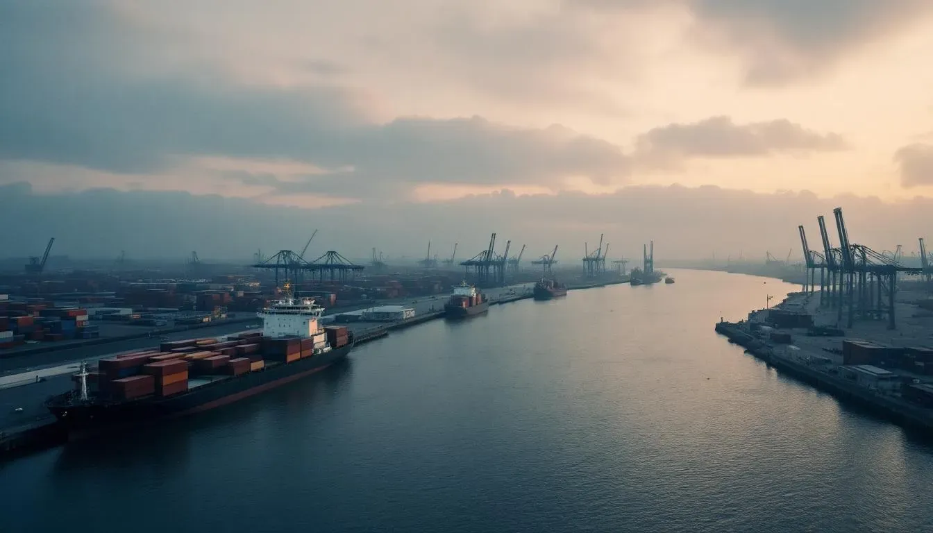 Port of Antwerp - filming location in Belgium