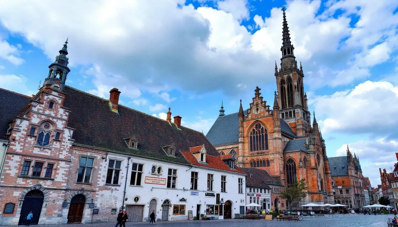 Church Holy Blood - filming location in Belgium